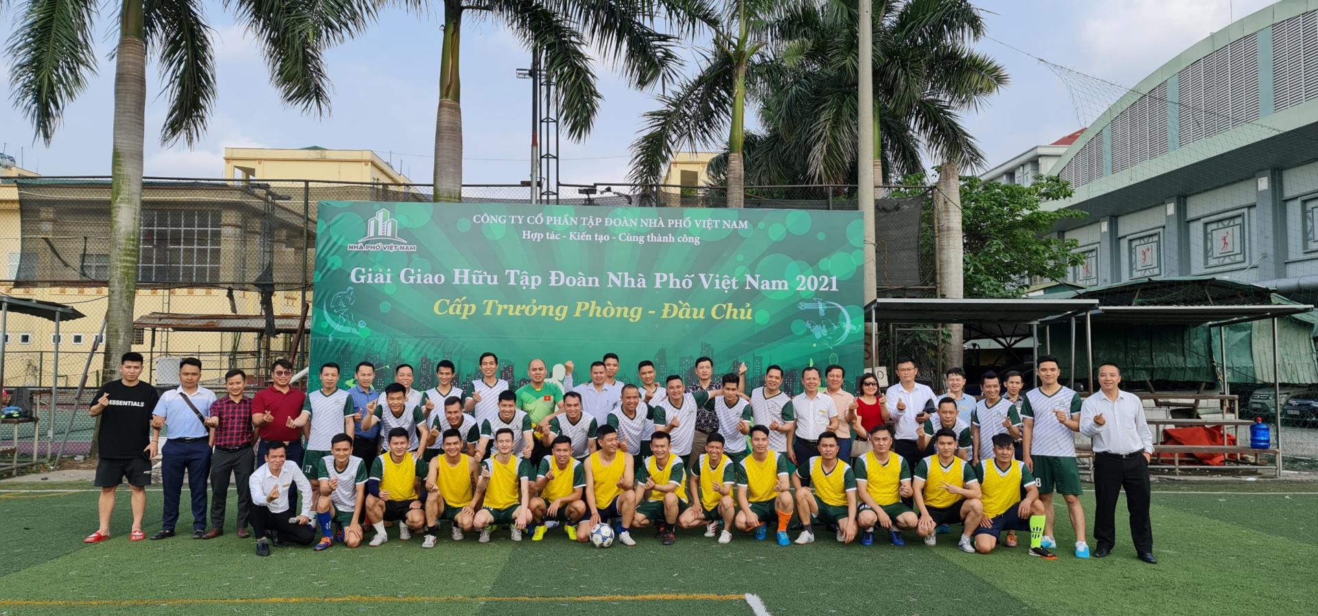 Giao hữu bóng đá Tập Đoàn Nhà Phố Việt Nam 2021